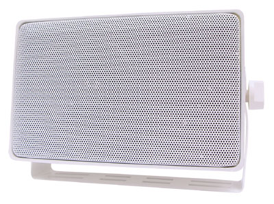 3-Way 4" Mini Weather Resistant Outdoor Speaker in White