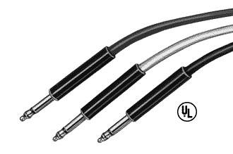 Patch Cord Braided 2` 3C Nickl