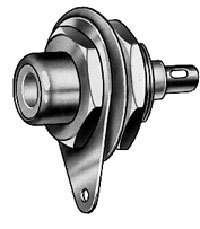 RF Jack Rear Panel Mount
