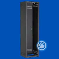 Fixed Rail Floor Rack Cabinet, 40RU, 18.5" Deep