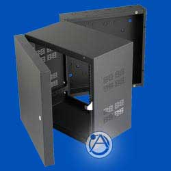 Sectional Wall Cabinet, 12" Deep Center Section, 16RU