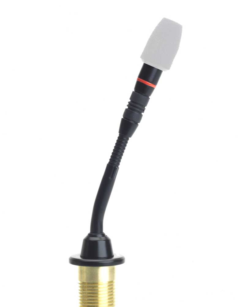 5" Gooseneck Microphone with Light Ring, No Capsule