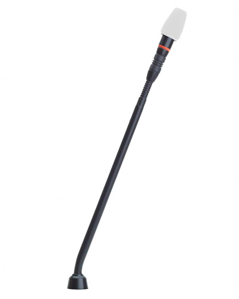 10" Gooseneck Microphone with Light Ring, No Capsule, No Preamp