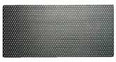7"H Vented Blank Panel Black