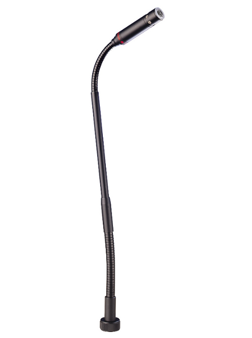 Gooseneck Microphone, Thread-Mount, Condenser, Cardioid, 12.40"