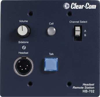 Intercom Headset Station, 2 Channel