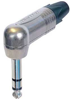 Plug,1/4" Stereo Right Angle
