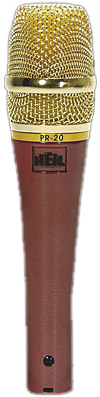 Dynamic Vocal Cardioid Microphone in Red