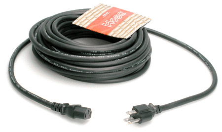 Power Cord, NEMA 3-Prong Male to IEC 3-Prong Female, 15 Ft