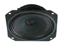 PA Loudspeaker, 4", 8 Ohm, Square Frame