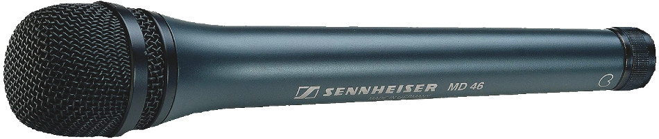 Sennheiser MD 46 Cardioid Reporter's Microphone