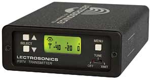 IFB Transmitter, Digital Hybrid, Frequency-Agile, Compact