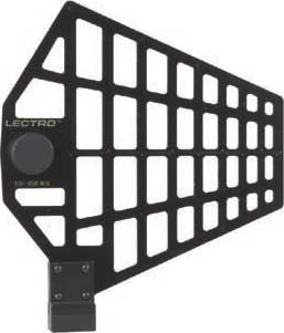 Log Periodic Dipole Array (LPDA) Antenna, Shark Fin, Skeletal for Decreased Wind Loading