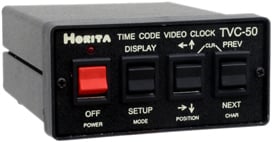 Time Code Video Clock Display