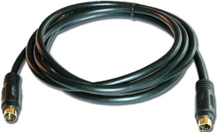 4-Pin S-Video Male to Male Cable, 35 ft.