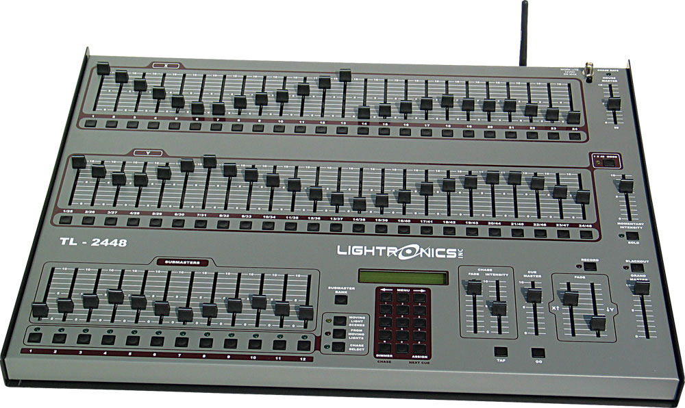 TL Series Lighting Console with Built-In Wireless DMX Transmitter