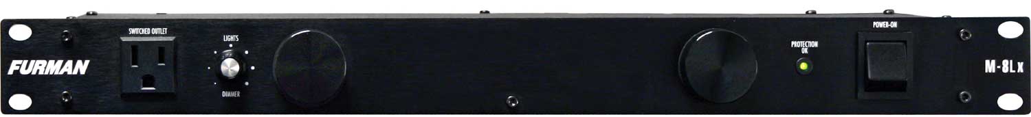 Power Conditioner, 9 Outlets (8 rear, 1 front), Pull-Out Lights, 15A