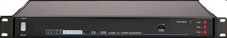 Three Sequenced 20 Amp Power Distribution System with Remote Control Capability
