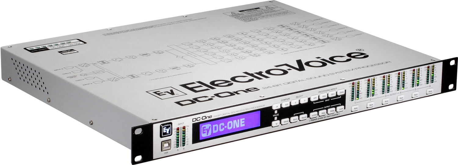 2 In x 6 Out Digital Speaker Processor