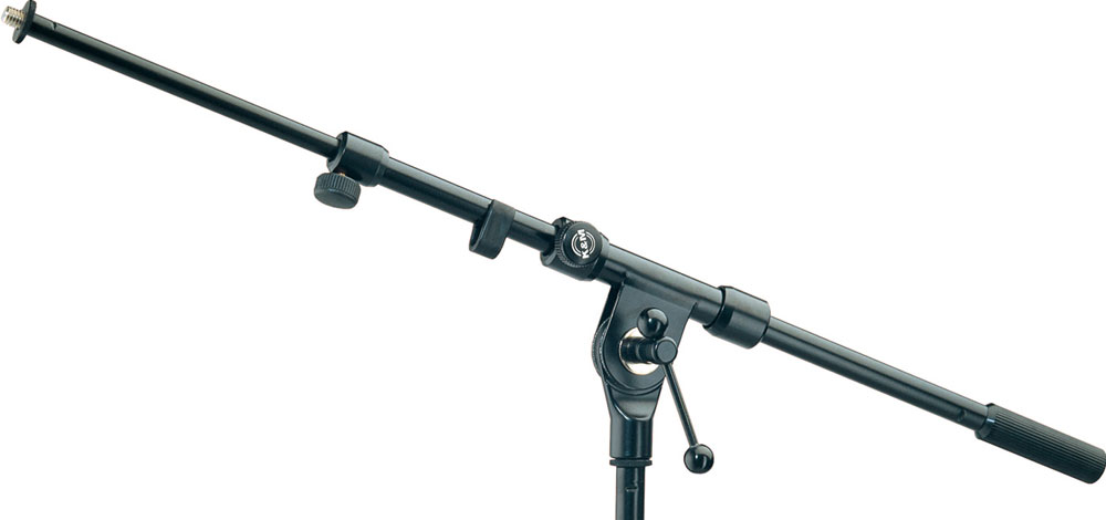 Classic Tow-Piece Telescopic Boom Arm with 3/8" Thread in Black