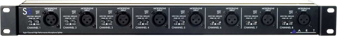 Mic Splitter, Eight Channel
