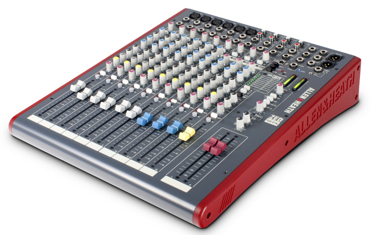 12 Channel Mixing Console with Built-In FX, 6 Mic Preamps