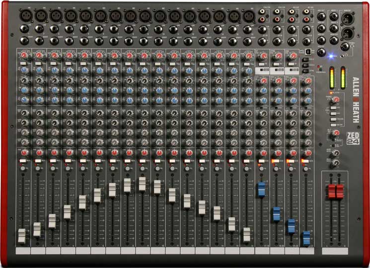 Mixing Console with USB Port, 16 Mic/Line Inputs, 4 Stereo Line Inputs, and SONAR LE Software