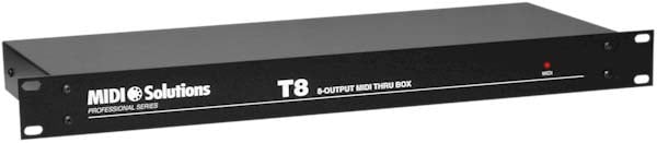 8-Output Active MIDI Thru Box (1 RU)