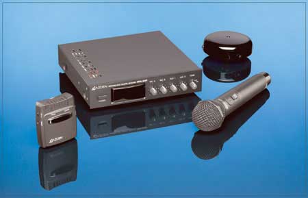 Wireless Infrared Classroom System, Complete with Ceiling Mount Speaker