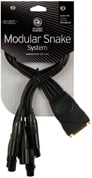 Modular Snake Cable (4 XLR Male, 4 XLR Female to DB25 Breakout Connector)