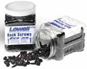 Phillips Head Rack Screws (with Washers, 100 Count, Black)