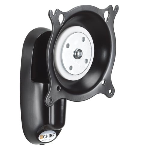 Pivot / Tilt Low-Profile Wall Mount for 10"-30" Monitors in Black