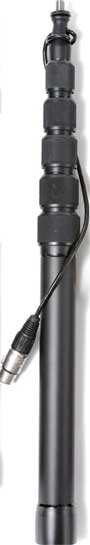 Avalon 5 Section Aluminum Boompole with Coiled Cord