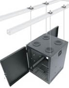 IDF Series Intermediate Distribution 12-Space Truss Mount Rack (Black)