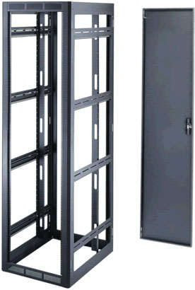 24-Space Gangable Rack Enclosure (Black)