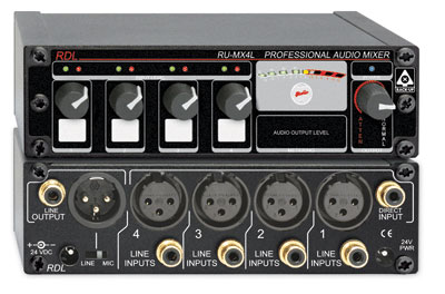 4-Input Line Mixer with Transformer