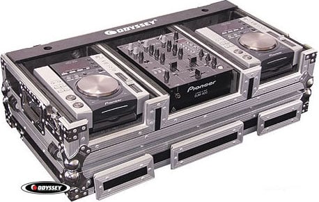 DJ Coffin (for 10" Mixer & 2 Medium CD Players)