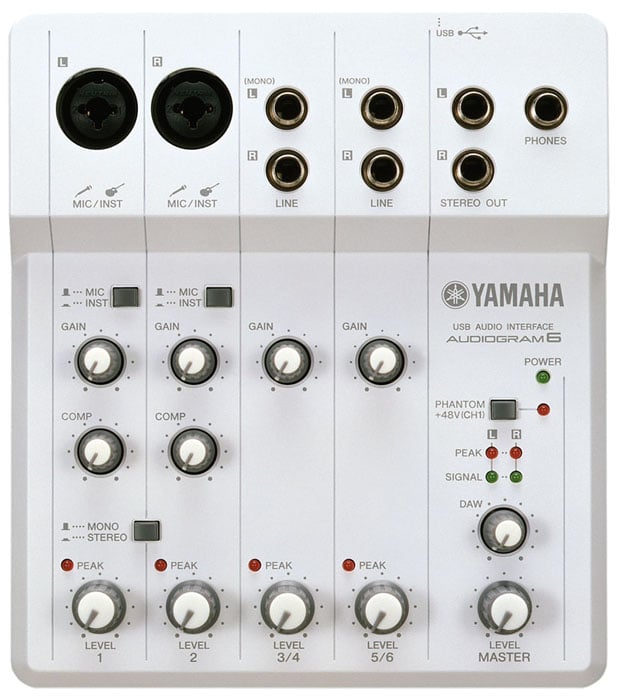 6 In/2 Out USB Interface