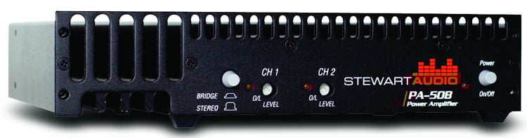 Professional Power Amplifier,50W x 2 @ 4 Ohms, 25W x 2 @ 8 Ohms