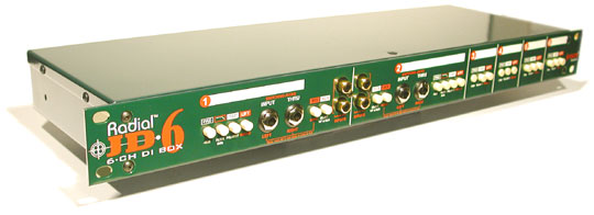 6-Channel Passive Rackmount DI