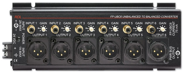 6-Channel Unbalanced to Balanced Converter