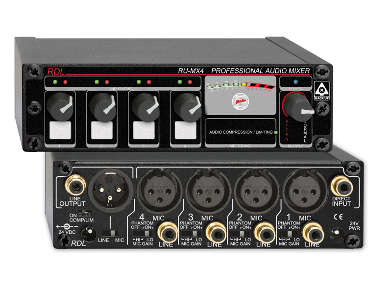 4-Input Microphone/Line Mixer