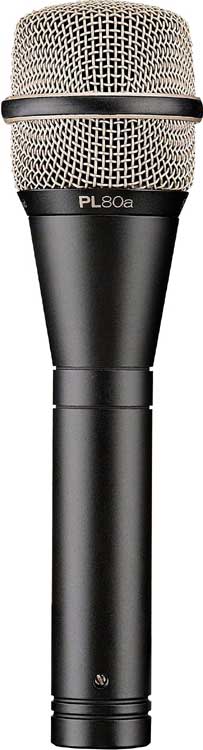Dynamic Handheld Vocal Microphone, Supercardioid, Black Finish
