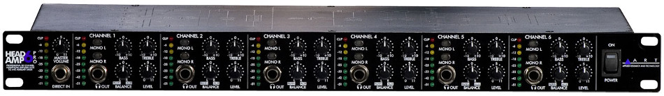 6 Channel Headphone Amplifier