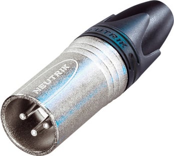 3-Pin XLR Male Crimp Series Connector