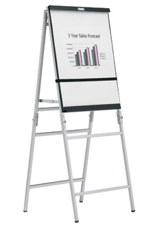 Black/Silver Anodized A-Frame Easel