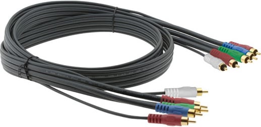 12 ft. 5-RCA Male to Male Cable (with 3x75 Ohm RG-59s for Video)