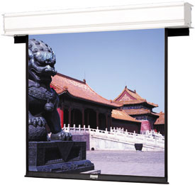 69" x 92" Advantage Deluxe Electrol® Matte White Screen