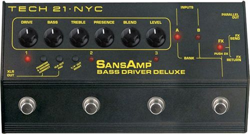 Bass Preamplifier with 6 Presets