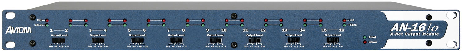 16 Channel Line Level Output Module for Aviom Pro16 with DB25 Outputs